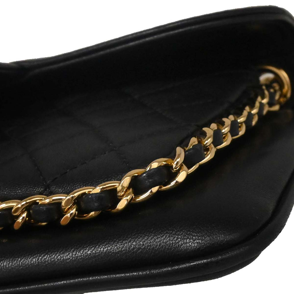 Chanel 2017 Black Lambskin Unchained Flap 2way Shoulder Handbag
