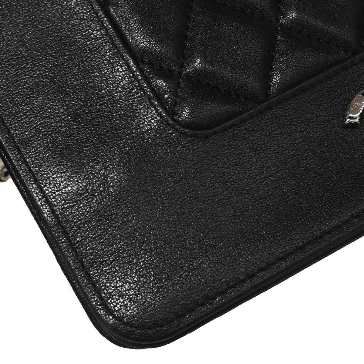 Chanel Black Lambskin WOC Wallet on Chain Bag