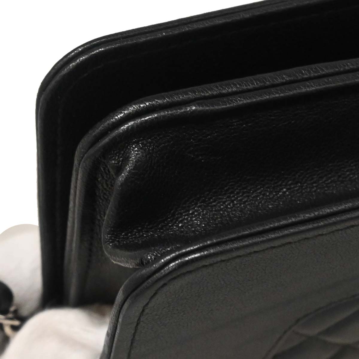 Chanel Black Lambskin WOC Wallet on Chain Bag