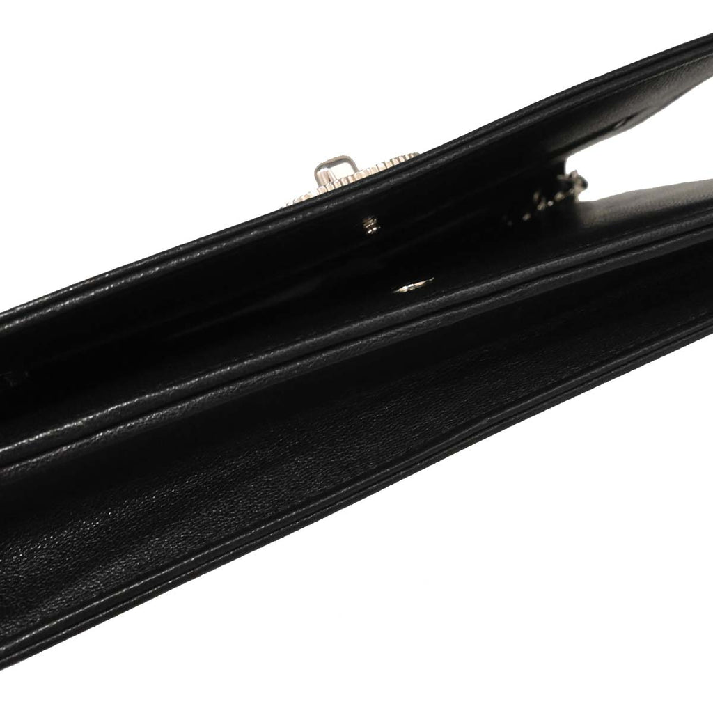 Chanel Black Lambskin WOC Wallet on Chain Bag