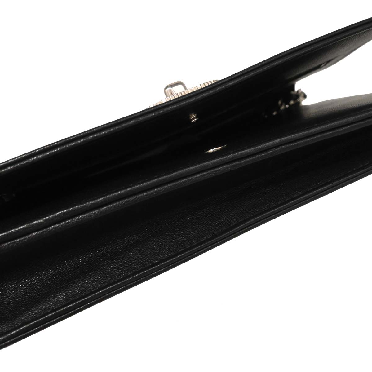 Chanel Black Lambskin WOC Wallet on Chain Bag