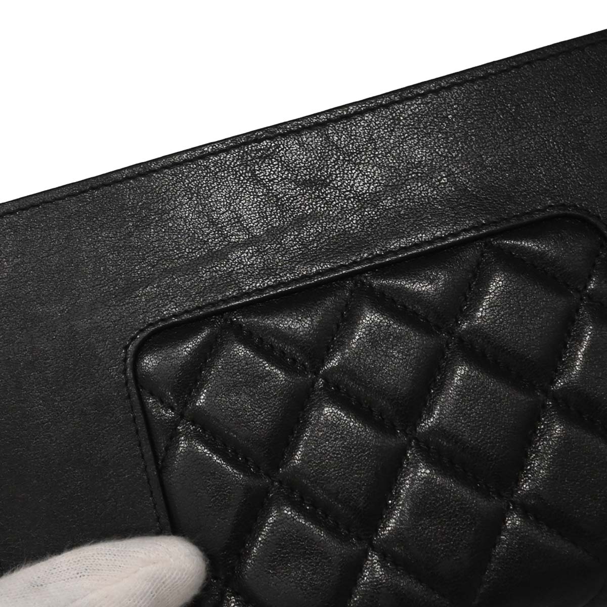 Chanel Black Lambskin WOC Wallet on Chain Bag