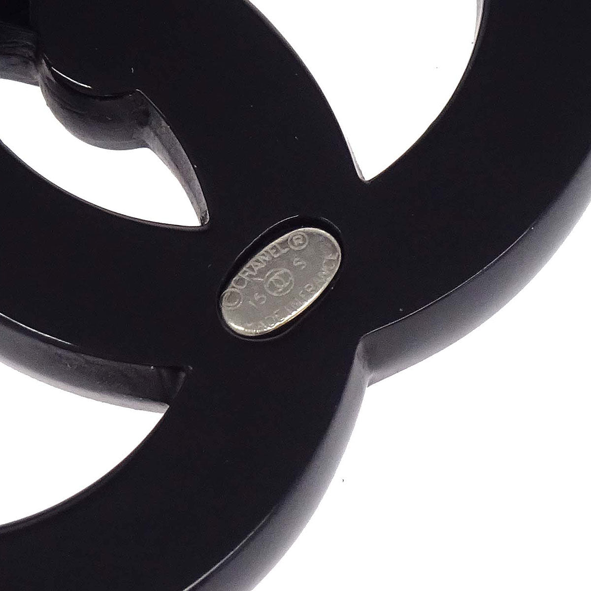 Chanel 4set Brooch Pin Black 15S