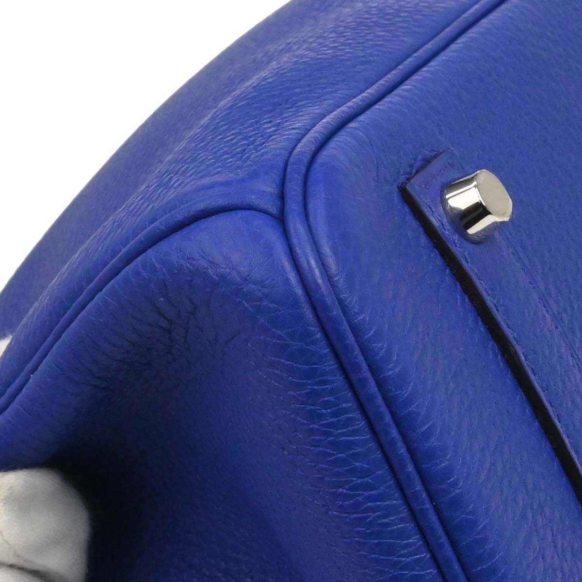 Hermes Blue Electric Togo Birkin 35 Handbag