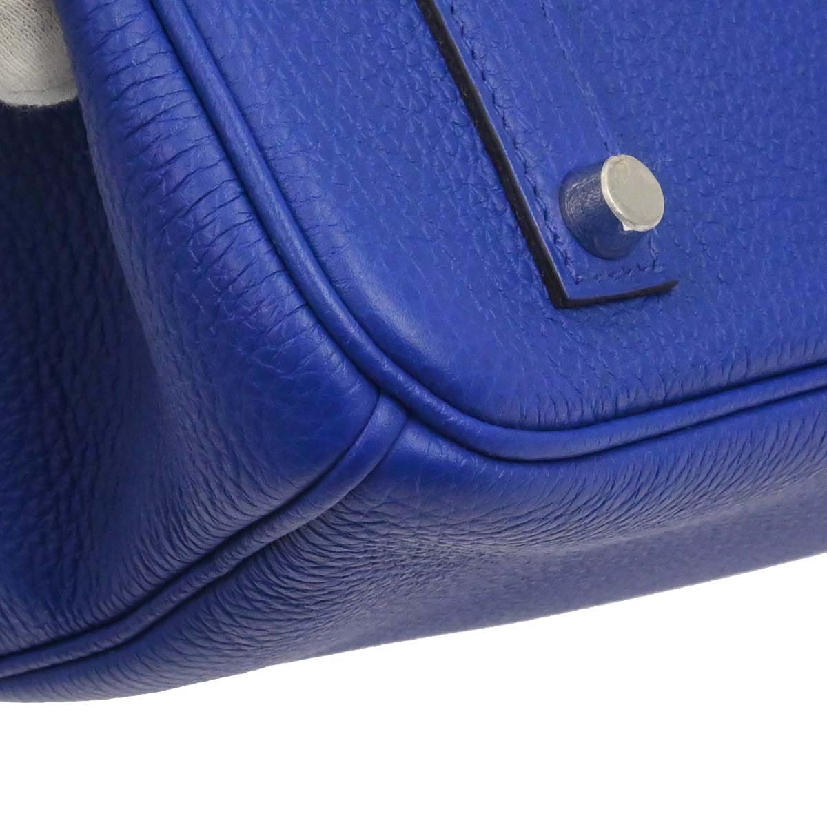 Hermes Blue Electric Togo Birkin 35 Handbag
