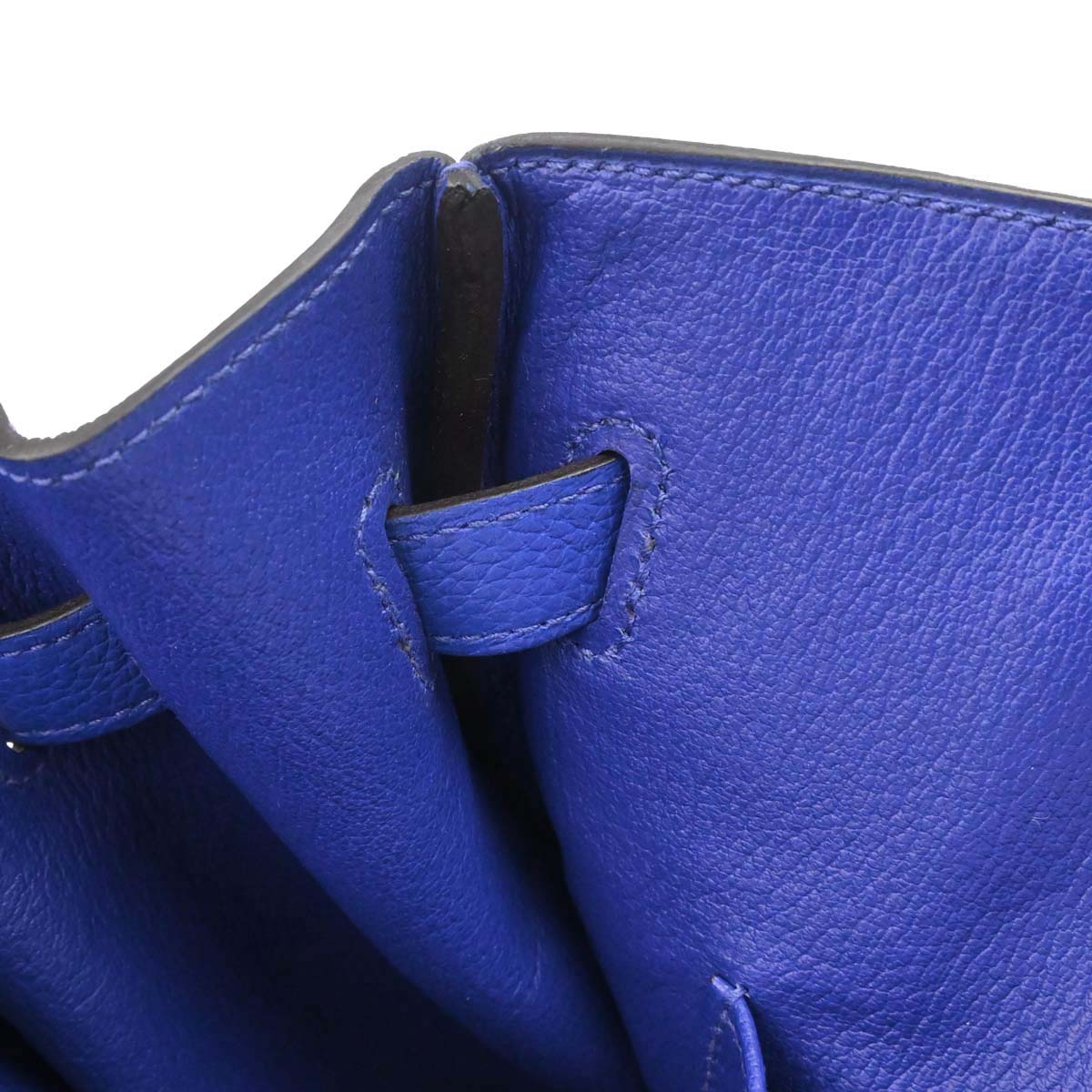 Hermes Blue Electric Togo Birkin 35 Handbag