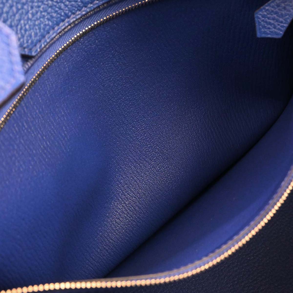 Hermes Blue Electric Togo Birkin 35 Handbag