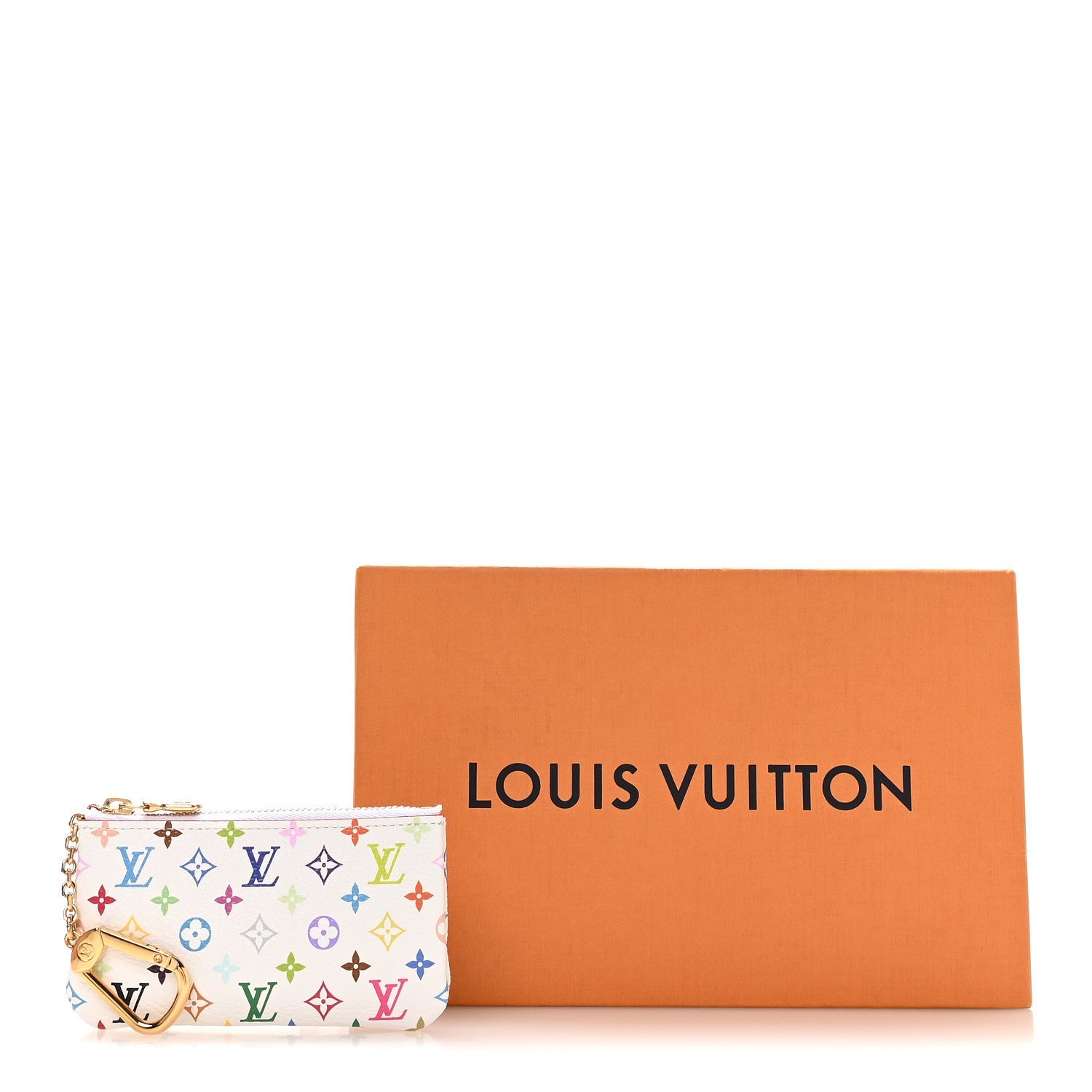 Louis Vuitton LV X TM Monogram Multicolor Key Pouch White