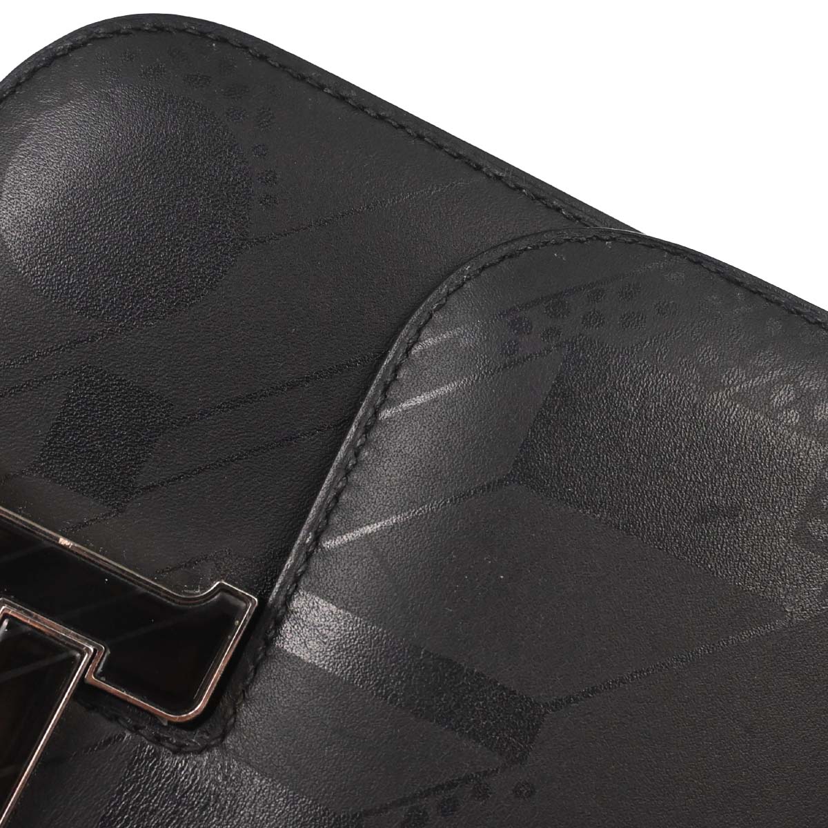 Hermes Black Sombrero On A Summer Night Constance 18 Shoulder Bag
