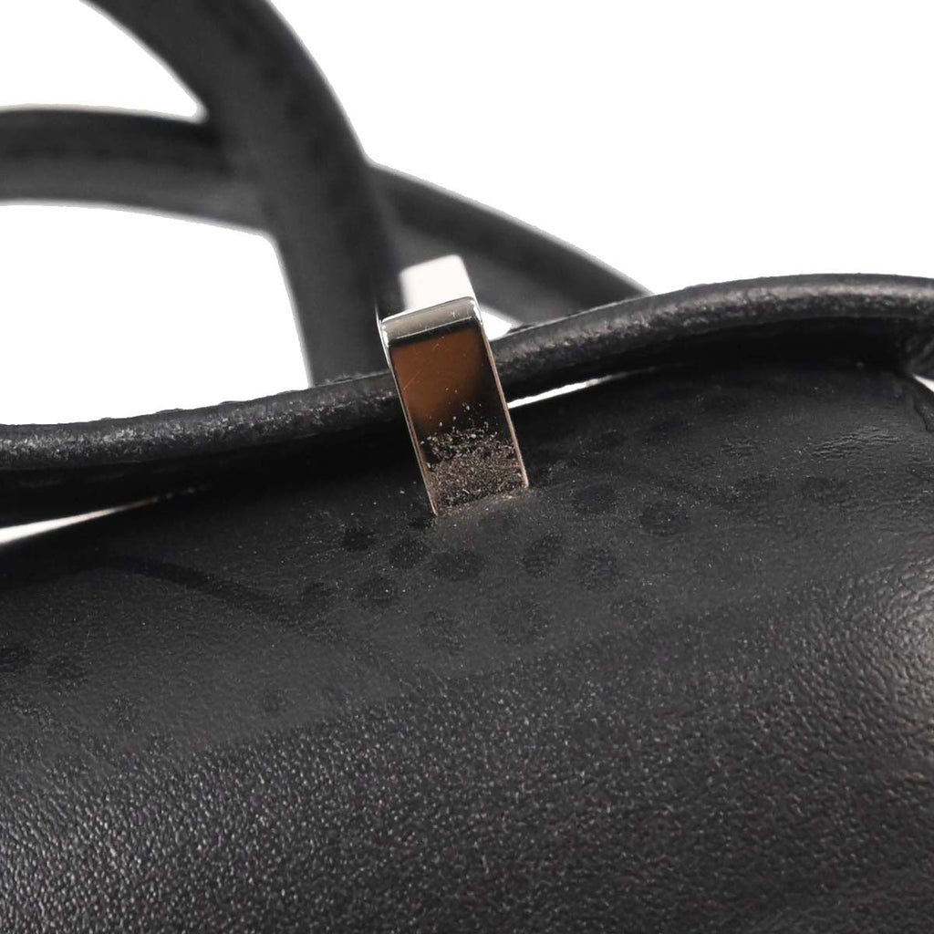 Hermes Black Sombrero On A Summer Night Constance 18 Shoulder Bag