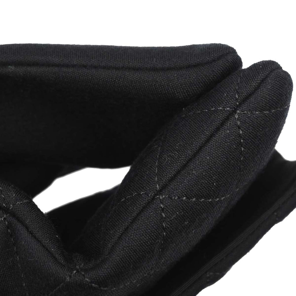 Chanel Black Cotton Shoulder Bag
