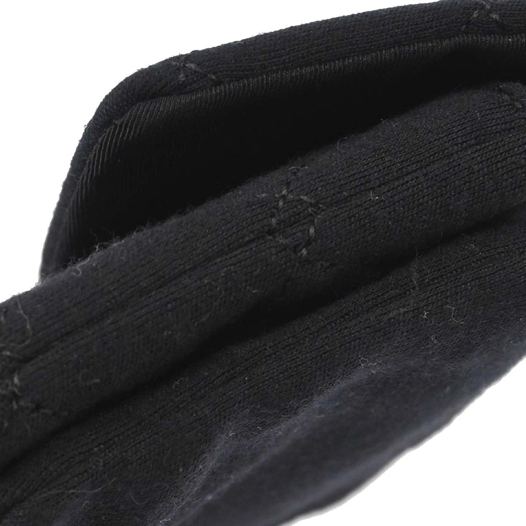 Chanel Black Cotton Shoulder Bag