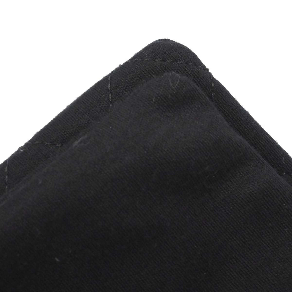 Chanel Black Cotton Shoulder Bag