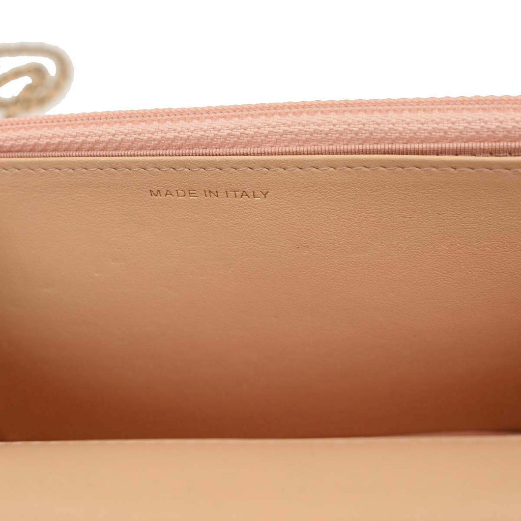Chanel 2019 White Tweed Classic WOC Wallet On Chain