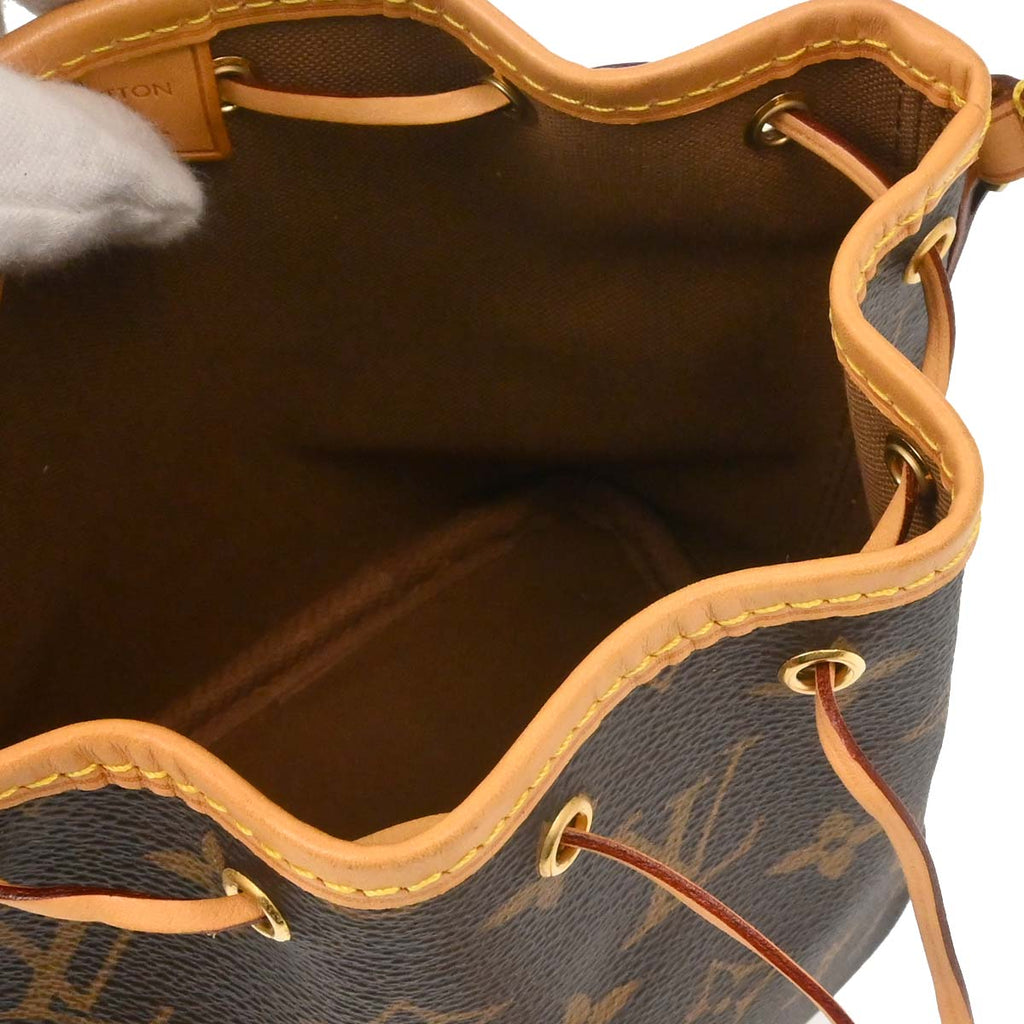 Louis Vuitton Monogram Nano Noe Shoulder Bag M41346