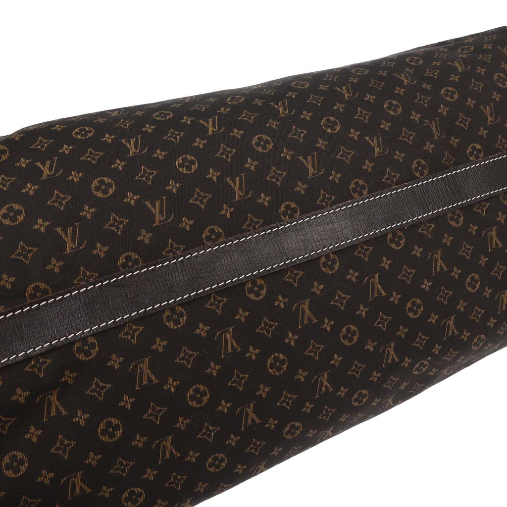 Louis Vuitton Brown Monogram Idylle Speedy Voyage 45 Shoulder Duffle Bag M56705