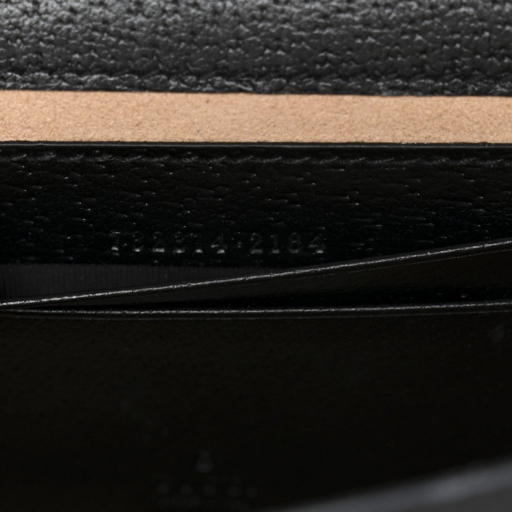Gucci Calfskin Horsebit 1955 Shoulder Bag Black