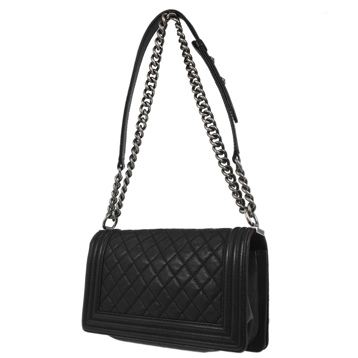 Boy Chanel 2014 Black Calfskin Medium Shoulder Bag