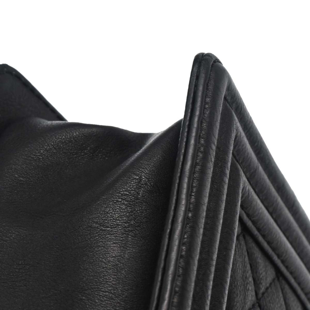 Boy Chanel 2014 Black Calfskin Medium Shoulder Bag