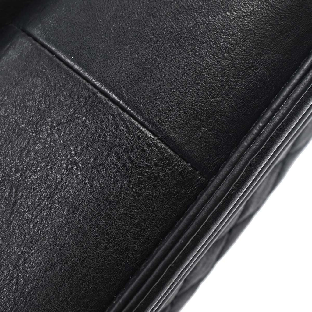 Boy Chanel 2014 Black Calfskin Medium Shoulder Bag