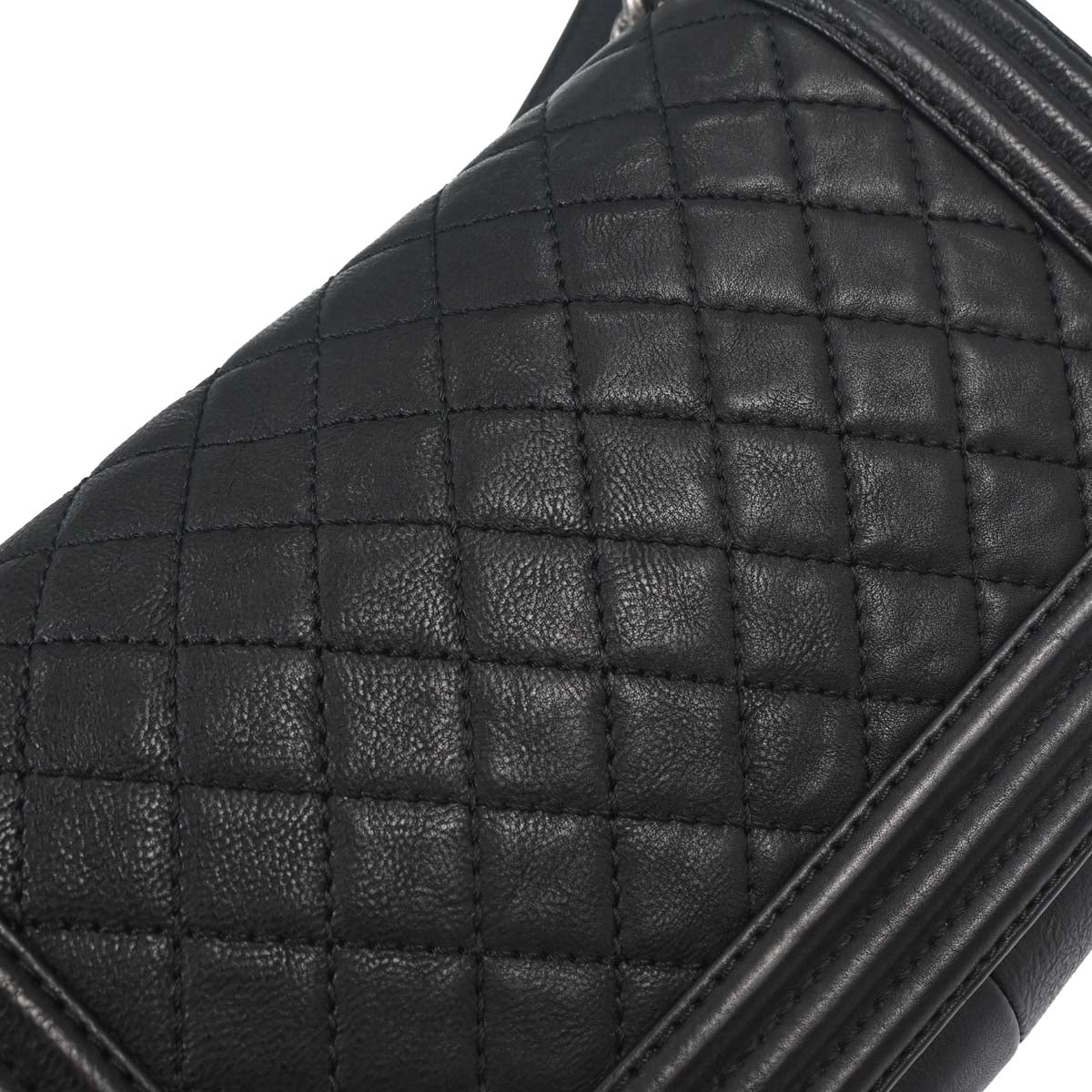 Boy Chanel 2014 Black Calfskin Medium Shoulder Bag