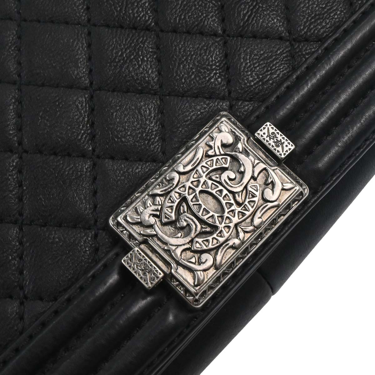 Boy Chanel 2014 Black Calfskin Medium Shoulder Bag