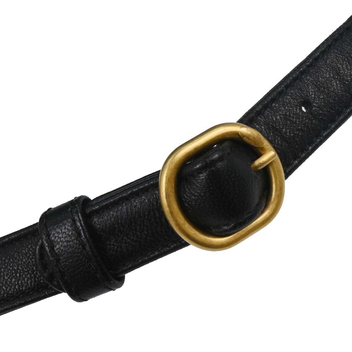 Chanel 2019 Black Lambskin Waist Bum Bag