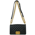Boy Chanel 2019 Black Caviar Small Chain Shoulder Bag