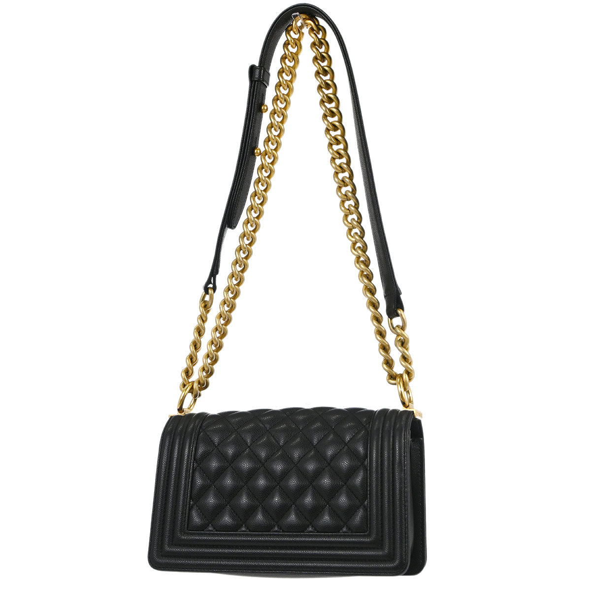 Boy Chanel 2019 Black Caviar Small Chain Shoulder Bag