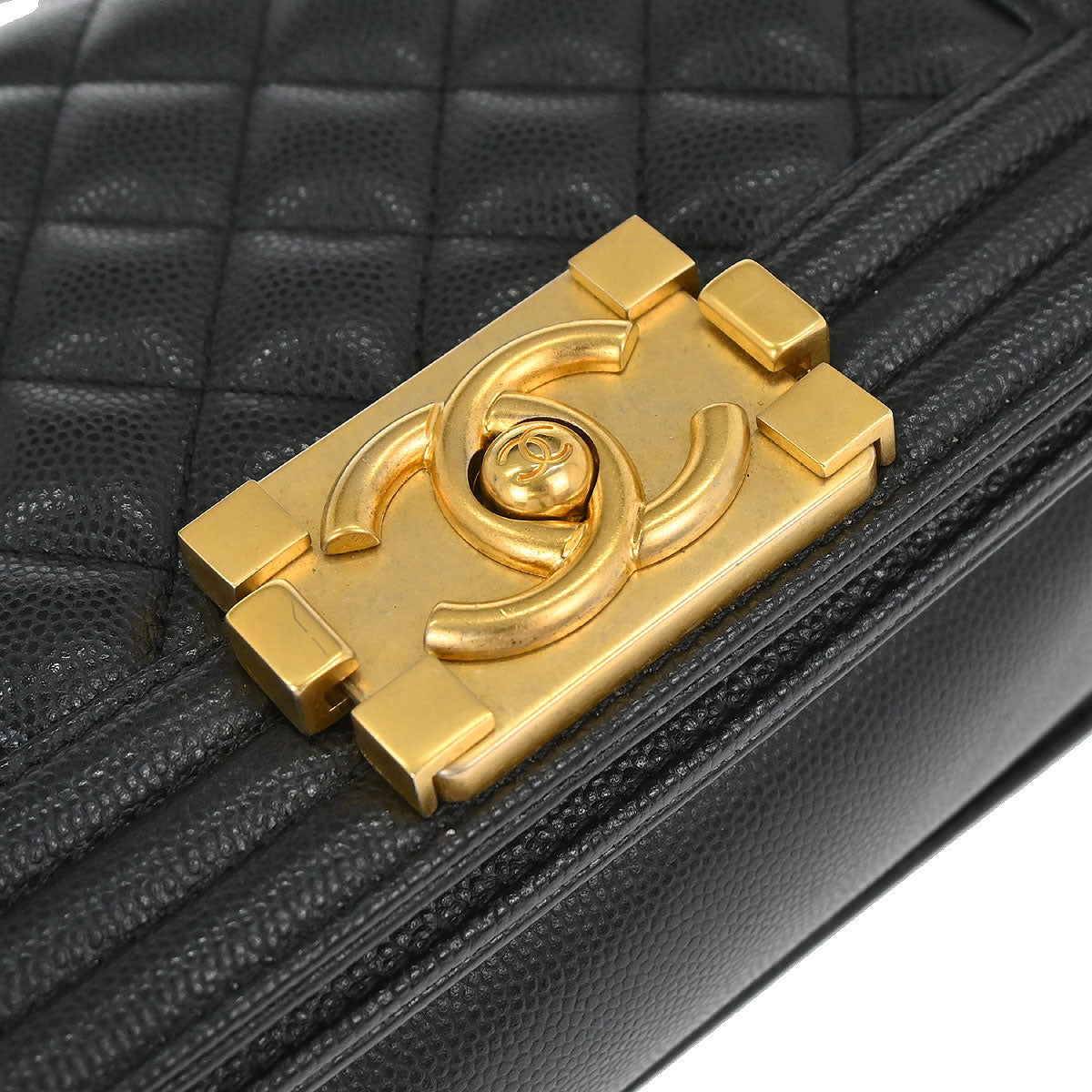 Boy Chanel 2019 Black Caviar Small Chain Shoulder Bag