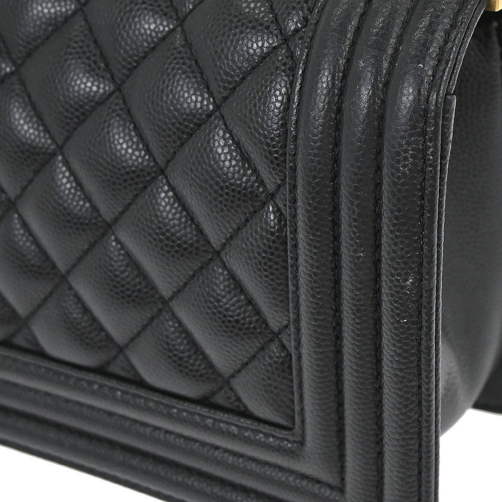 Boy Chanel 2019 Black Caviar Small Chain Shoulder Bag