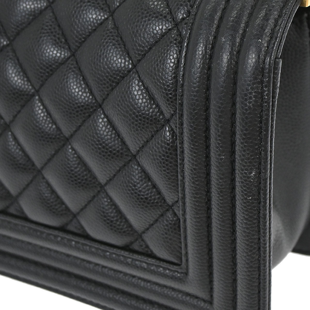 Boy Chanel 2019 Black Caviar Small Chain Shoulder Bag