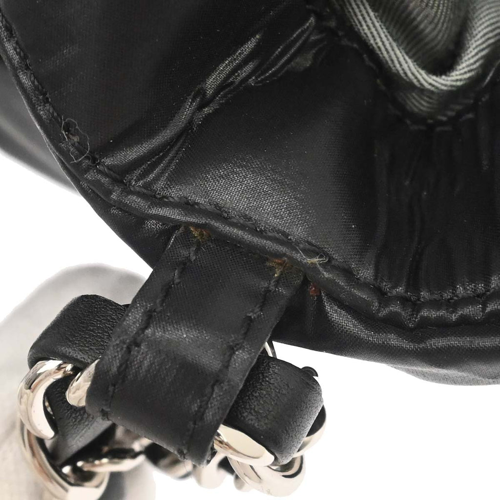 Chanel 2010-2011 Black Nylon Tweed Paris-Byzance Bubble Flap Shoulder Bag