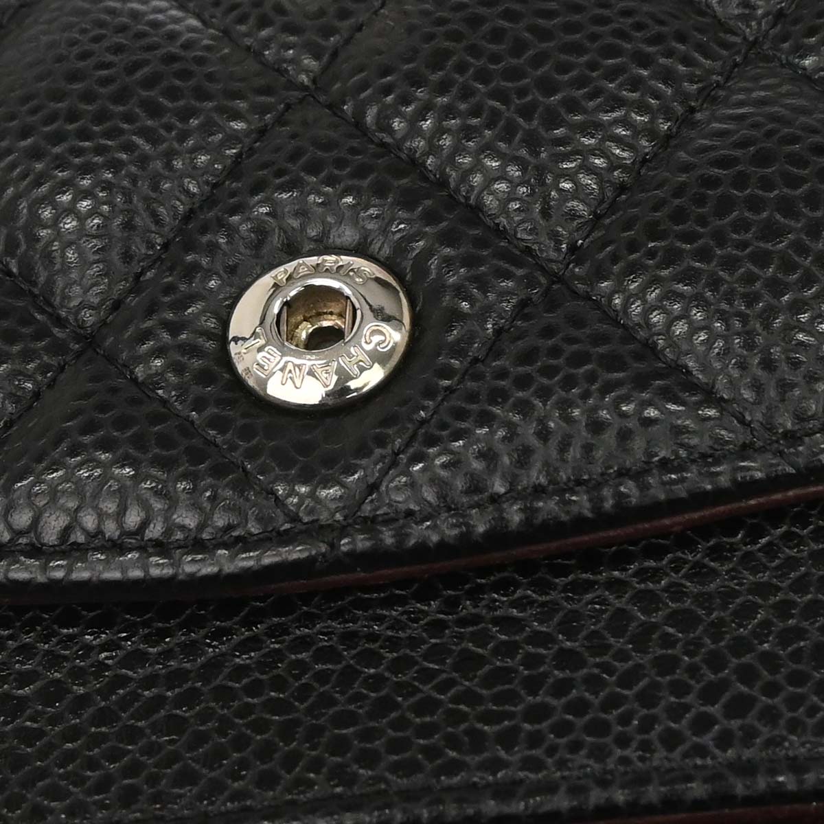 Chanel 2015-2016 Black Caviar Skin Small Classic Double Flap Shoulder Bag