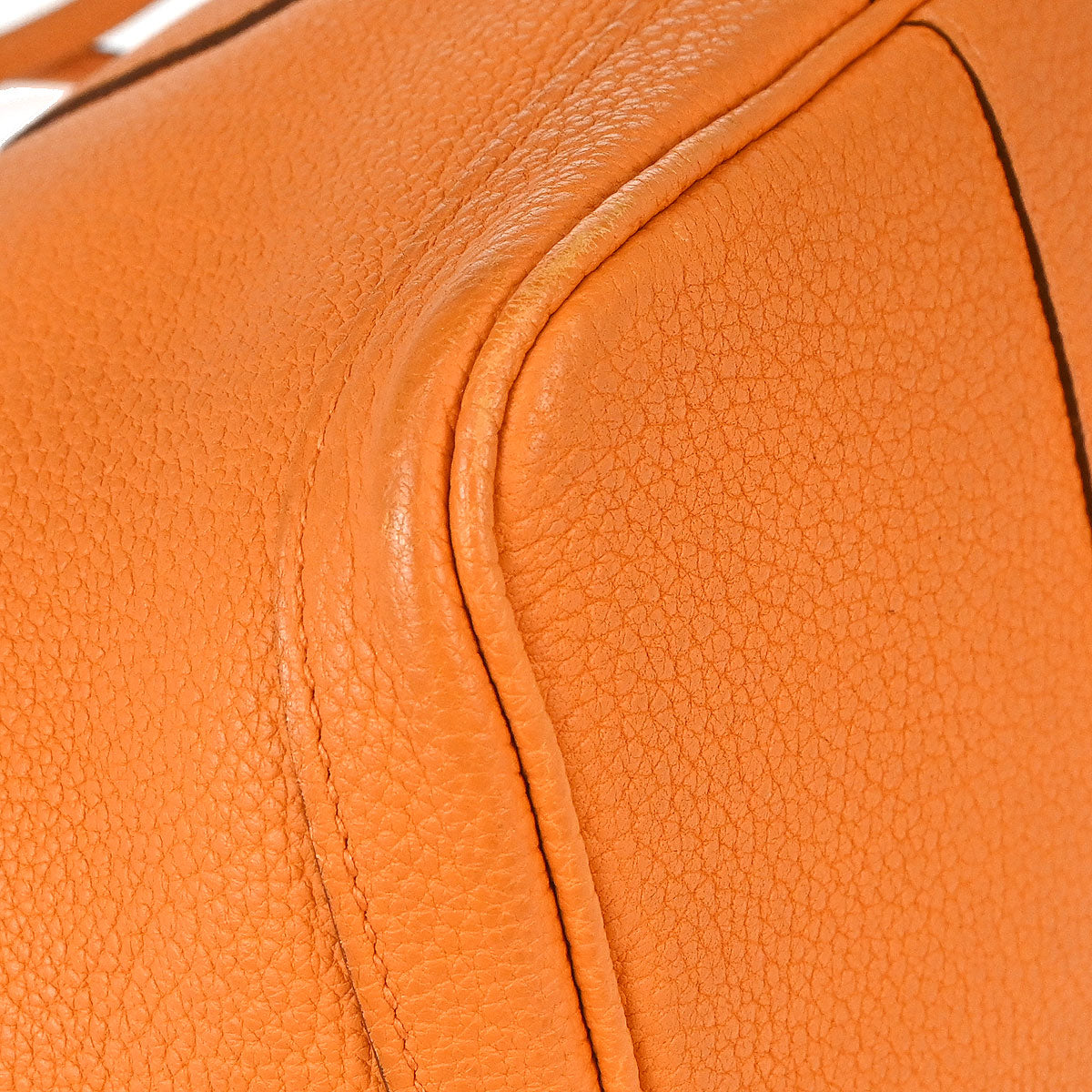 Hermes Orange Negonda Garden Party 36 PM Tote Handbag