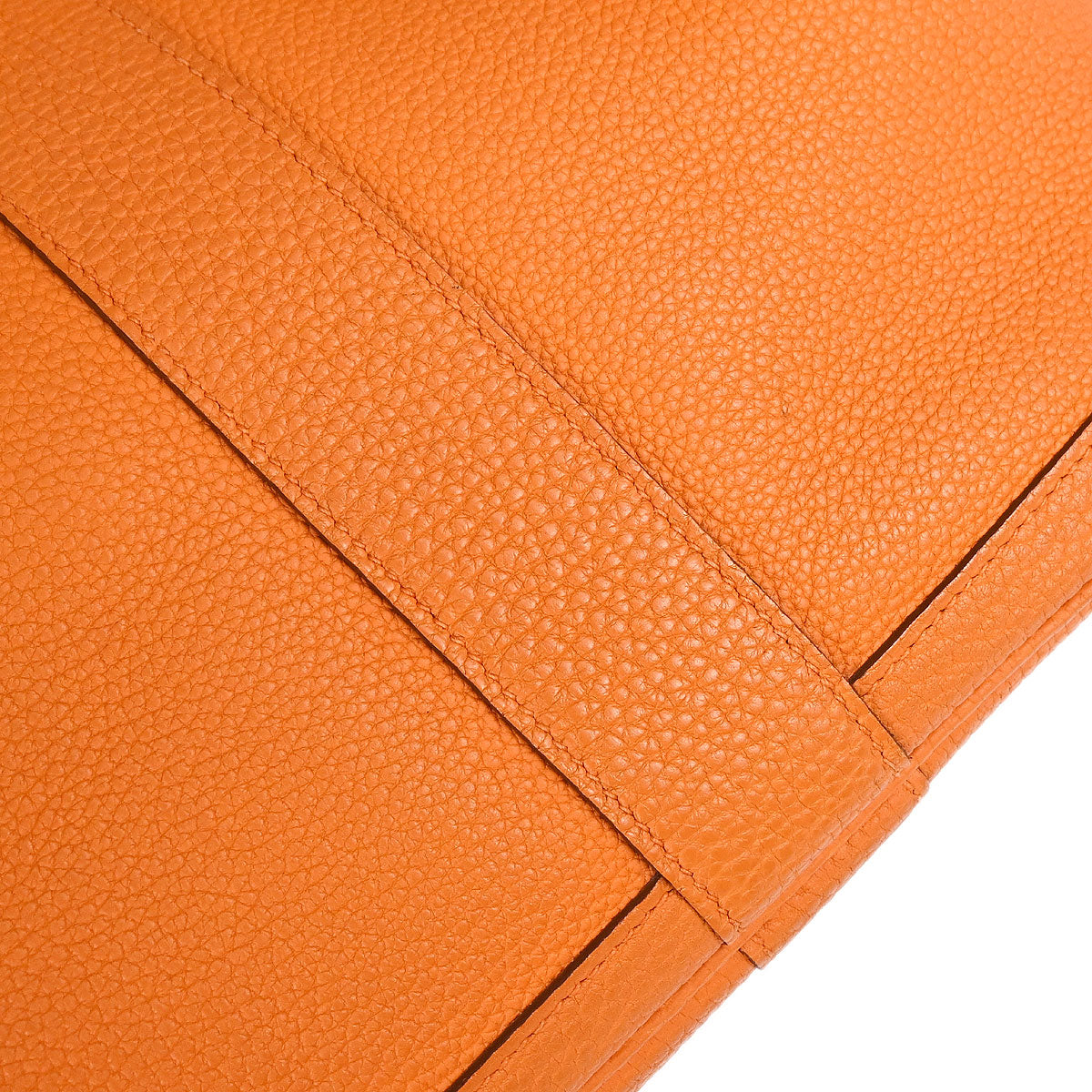 Hermes Orange Negonda Garden Party 36 PM Tote Handbag