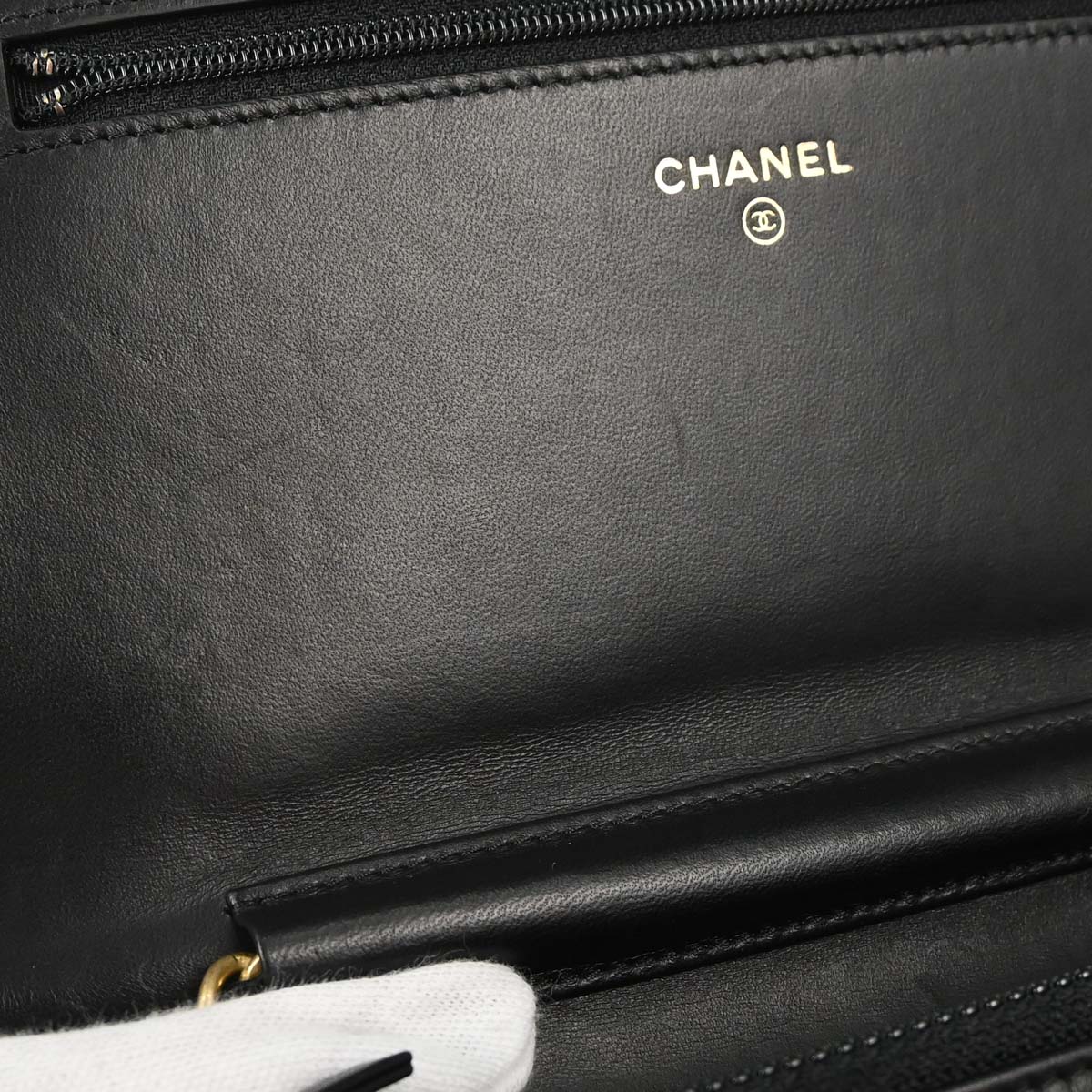Boy Chanel 2017-2018 Black Lambskin Chain WOC Shoulder Bag