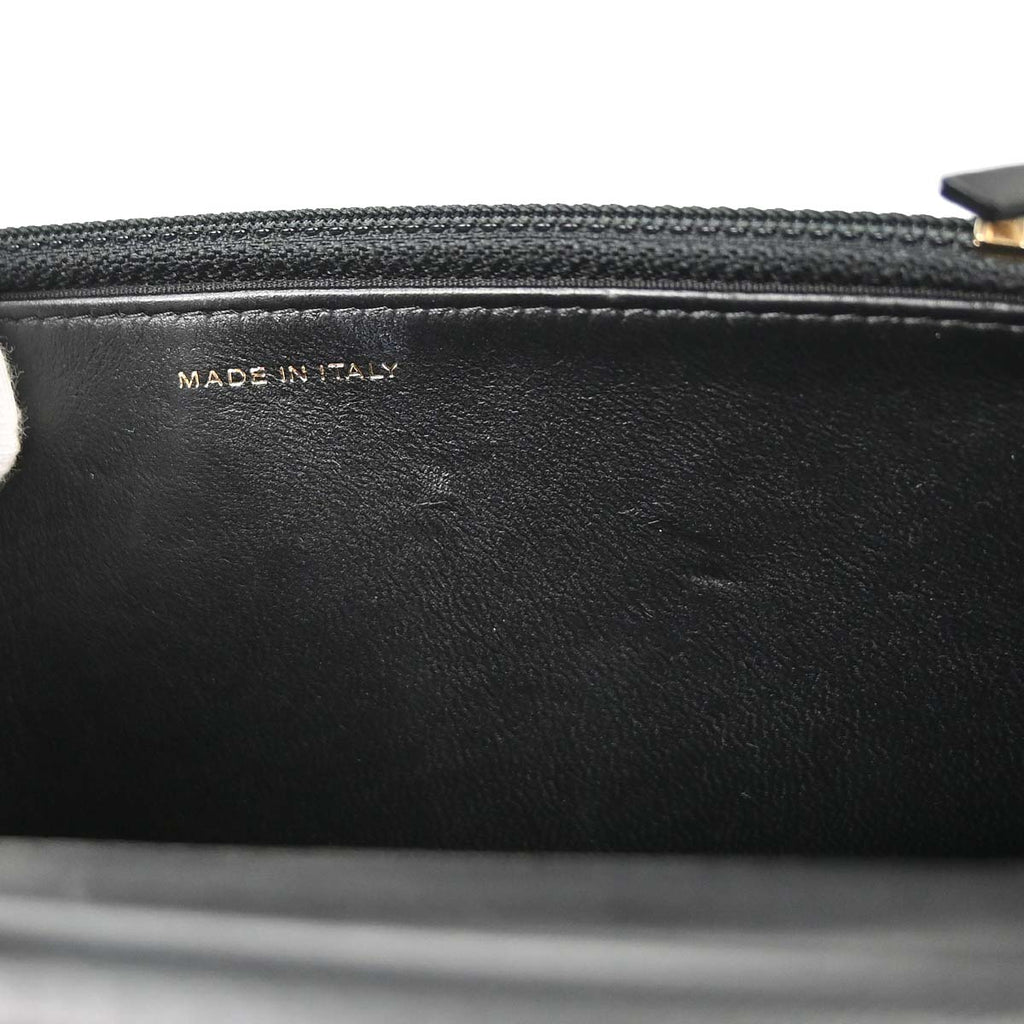 Boy Chanel 2017-2018 Black Lambskin Chain WOC Shoulder Bag