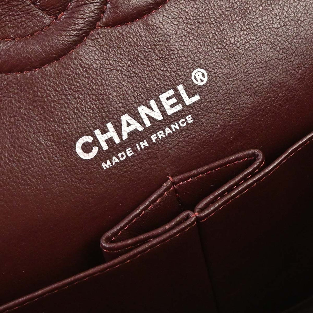 Chanel 2012-2013 Black Lambskin Medium Classic Double Flap Shoulder Bag