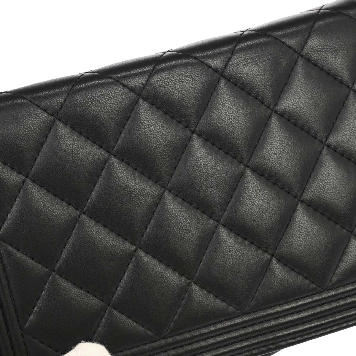 Boy Chanel 2016-2017 Black Lambskin WOC Wallet on Chain Bag