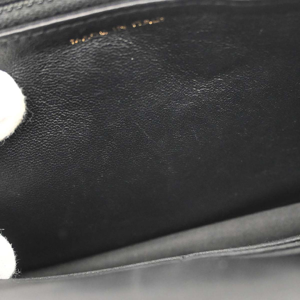 Boy Chanel 2016-2017 Black Lambskin WOC Wallet on Chain Bag