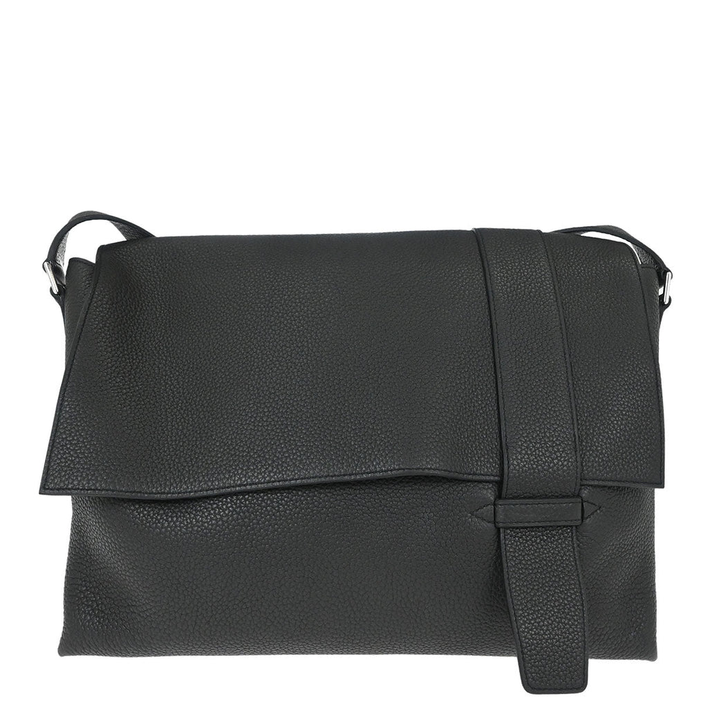 Hermes Plomb Taurillon Clemence Alfred 35 Messenger Shoulder Bag