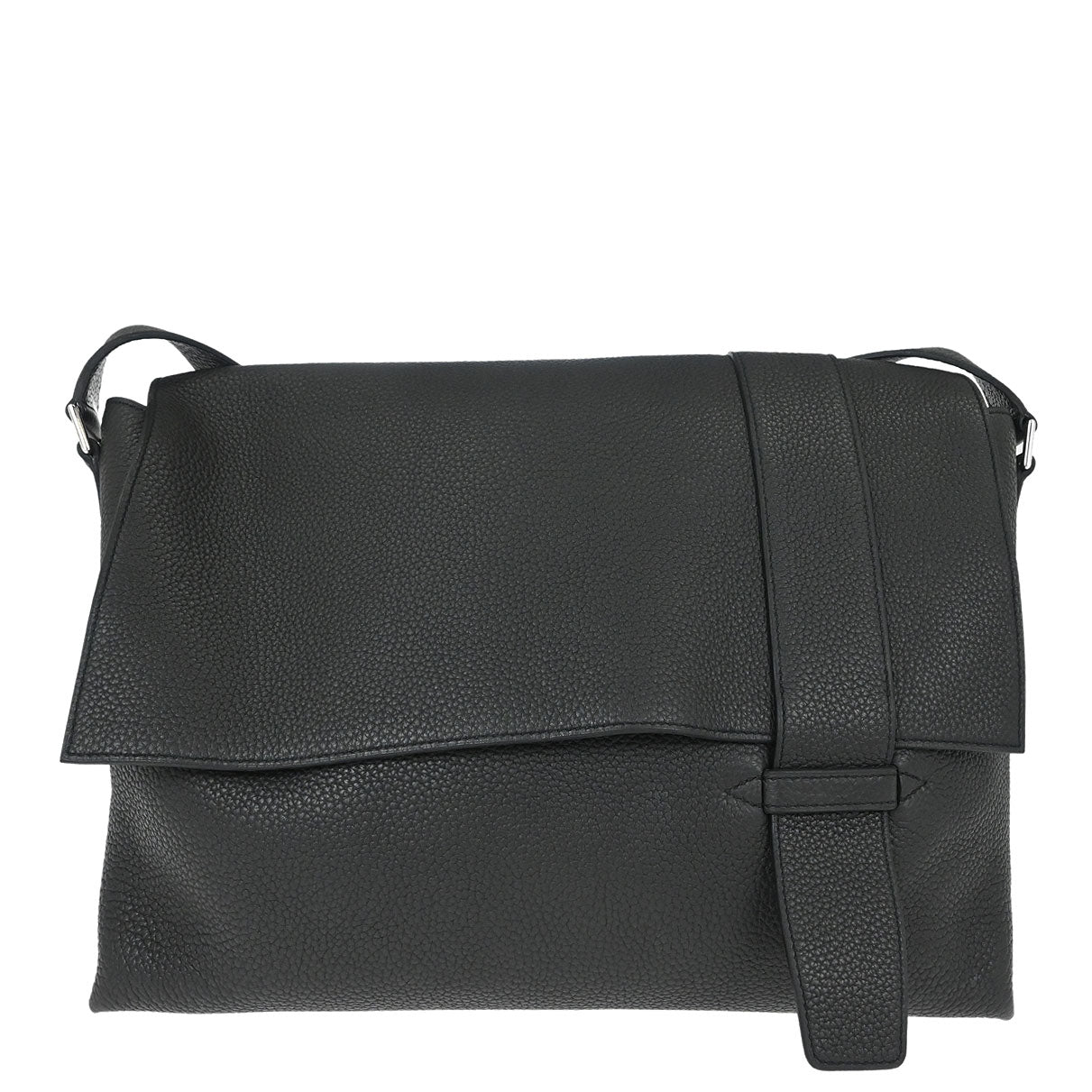 Hermes Plomb Taurillon Clemence Alfred 35 Messenger Shoulder Bag