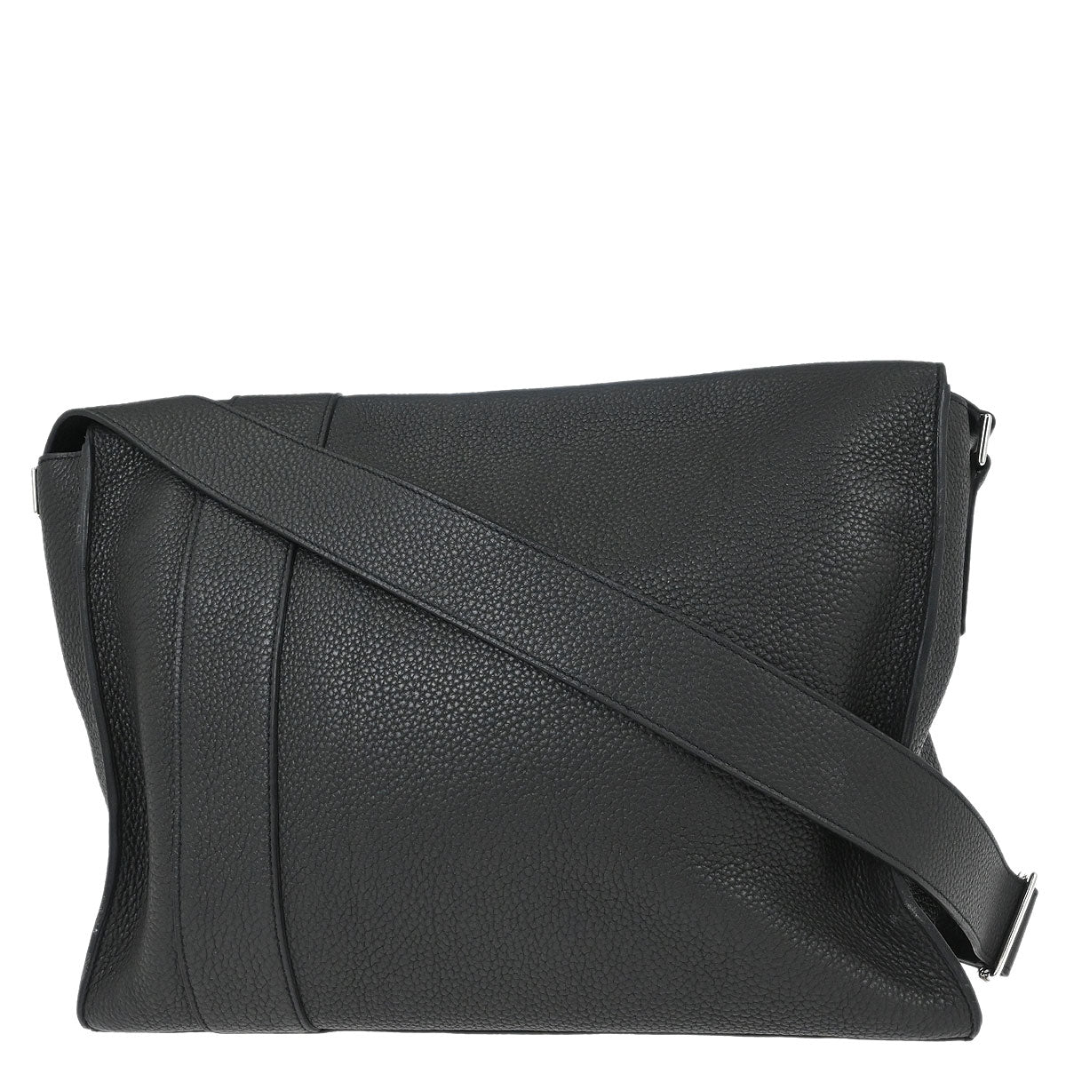 Hermes Plomb Taurillon Clemence Alfred 35 Messenger Shoulder Bag
