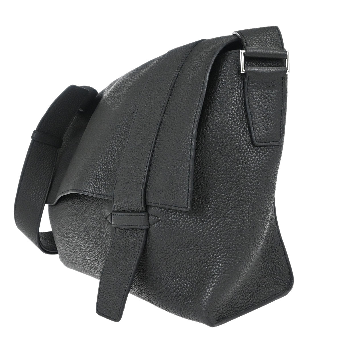 Hermes Plomb Taurillon Clemence Alfred 35 Messenger Shoulder Bag