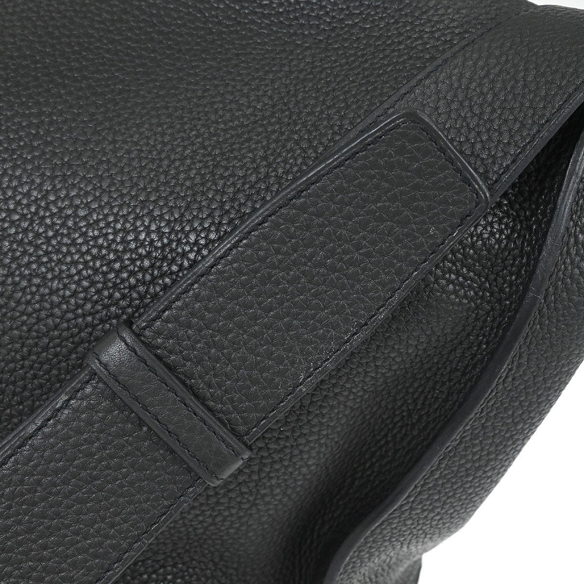 Hermes Plomb Taurillon Clemence Alfred 35 Messenger Shoulder Bag