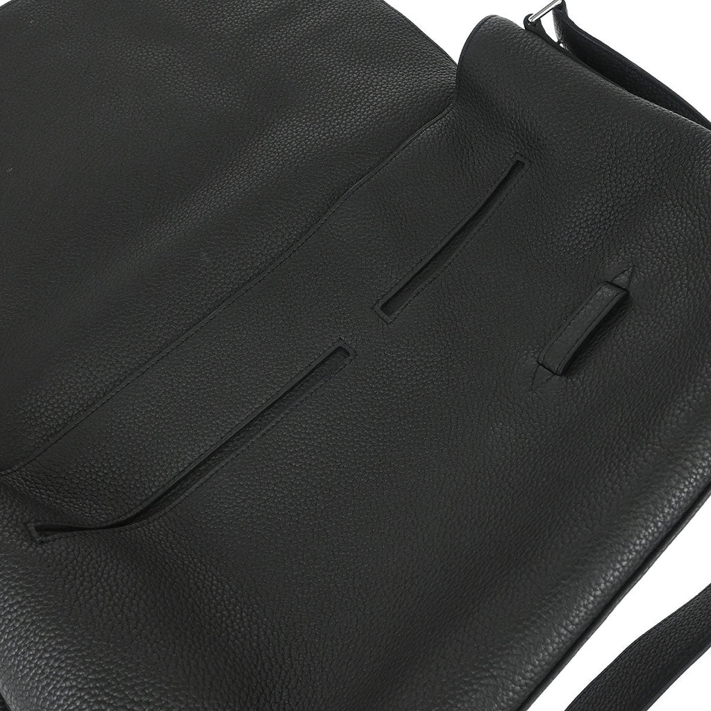 Hermes Plomb Taurillon Clemence Alfred 35 Messenger Shoulder Bag