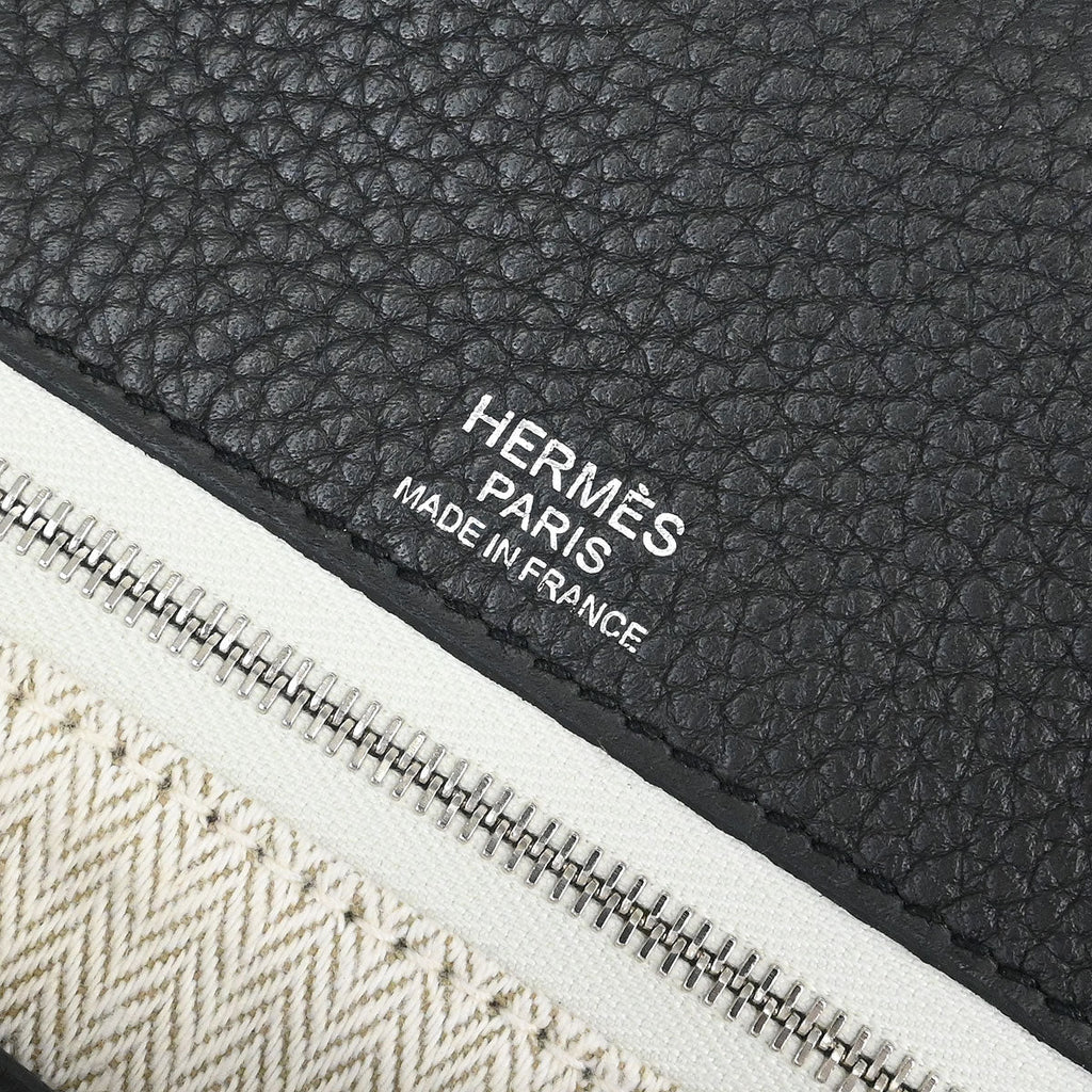 Hermes Plomb Taurillon Clemence Alfred 35 Messenger Shoulder Bag
