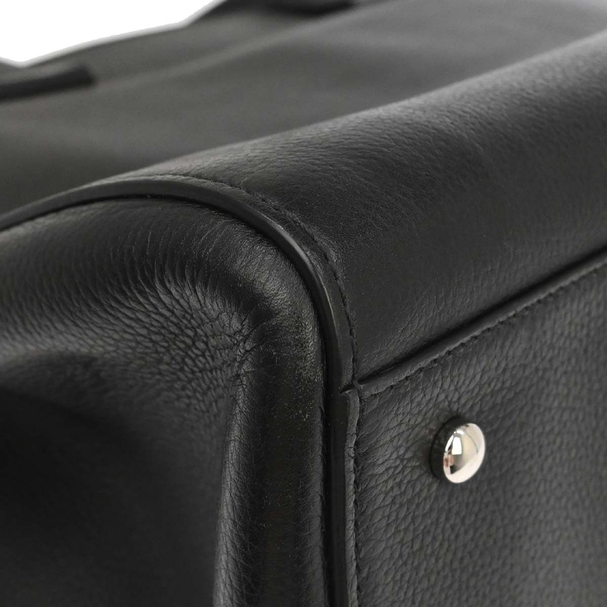 Chanel 2017 Black Calfskin Cerf Executive 2way Tote Bag