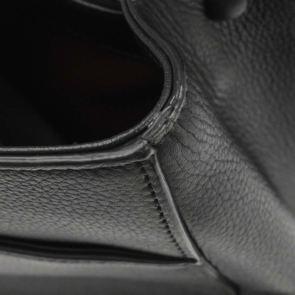 Chanel 2017 Black Calfskin Cerf Executive 2way Tote Bag